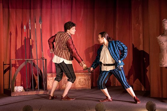 Franz Xaver Schlecht (Prinz Albert) und Maria Hengst (Prinz Hugo) (Foto: Anja Daniela Wagner)