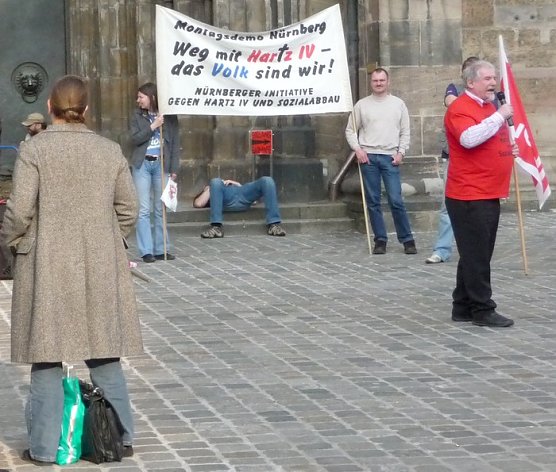 Protest in N&uuml;rnberg (Foto: nnz)