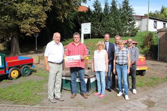 Links: Peter Gösel - LSB-Präsident und Jürgen Vopel – Vereinsvorsitzender) (Foto: privat) Links: Peter Gösel - LSB-Präsident und Jürgen Vopel – Vereinsvorsitzender) (Foto: privat)