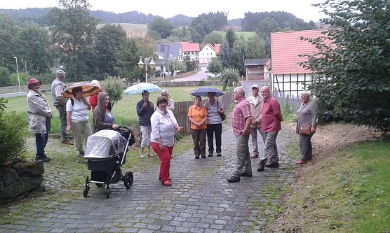 Die Johanniskirche in Werna war am Denkmaltag gut besucht (Foto: Eva Kothe)