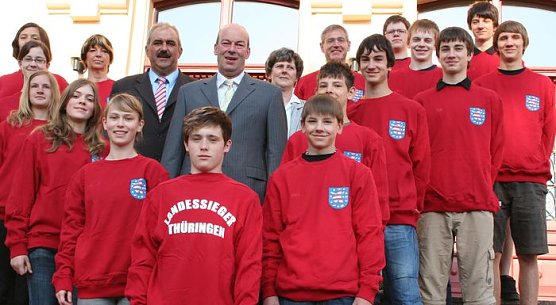 Verabschiedet (Foto: J. Piper)