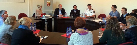 Krisenstab tagte (Foto: J. Piper)