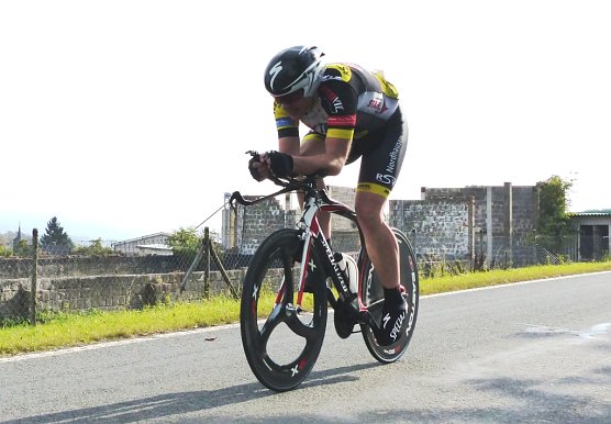 Einzelzeitfahren zwischen Urbach und Buchholz (Foto: J. Schleip-Ohls)