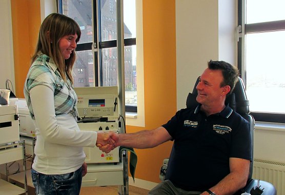 Dank dem Spender (Foto: Plasma Service)