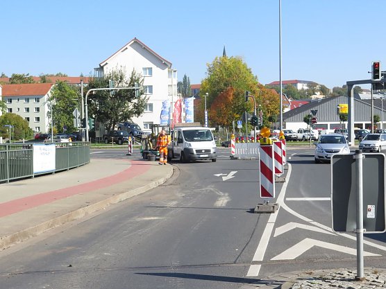 Baustelle wird vorbereitet (Foto: nnz)