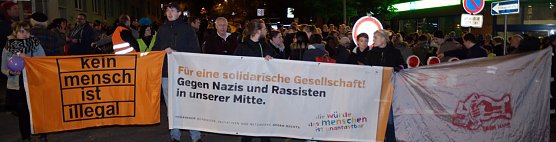 Zwei Demos in Nordhausen (Foto: nnz)