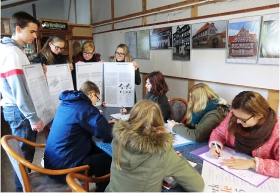 Ausstellung besucht (Foto: S. Winter)