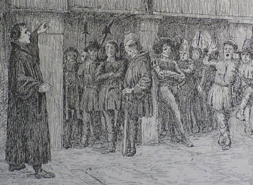 Fritz Teichm&uuml;ller - Luther in Nordhausen (Foto: Heidelore Kneffel)