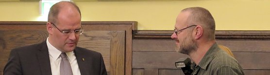 R&uuml;diger Neitzke (Gr&uuml;ne) wird verpflichtet (Foto: nnz)