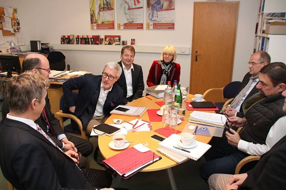 Gespr&auml;che im Theater (Foto: privat)