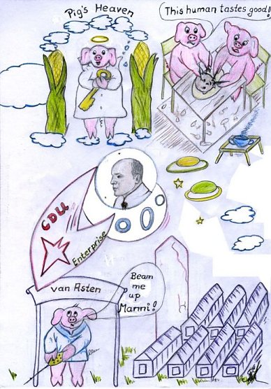 Schweinebeamen (Foto: J. Birkefeld)