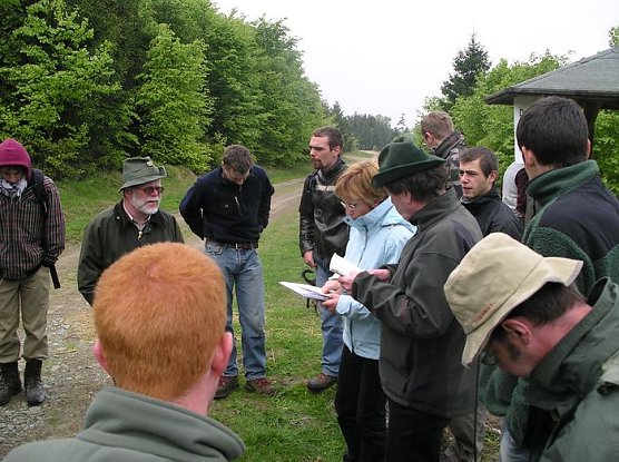 Franzosen im Wald (Foto: Forstamt)