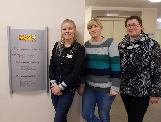 Weibliches Trio in Sundhausen (Foto: privat)