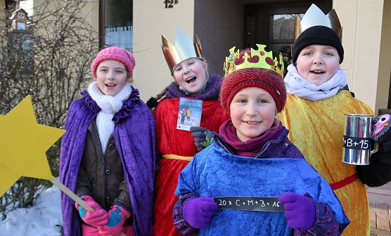 Sternsinger in Niedersachswerfen unterwegs (Foto: S. Schedwill)