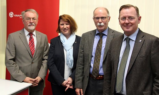 Ministerpr&auml;sident w&uuml;rdigt Sozialversicherungstr&auml;ger (Foto: Knappschaft)