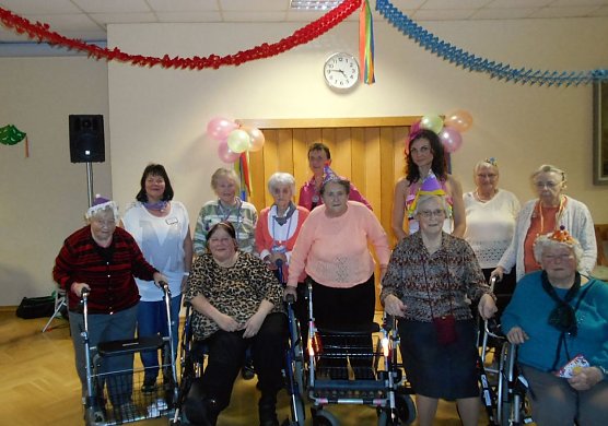 Rosenmontagsfeier im Pflegeheim des Deutschen Roten Kreuzes in Nordhausen (Foto: Heike Schallopp)