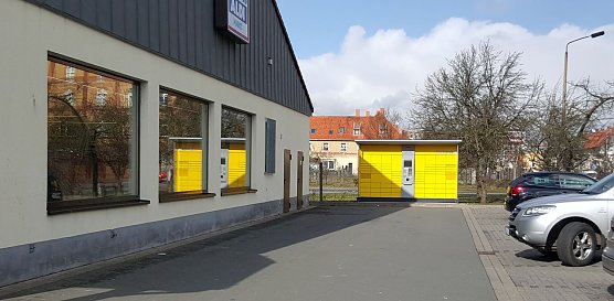 Ab Mitte M&auml;rz verschwindet die einzige Packstation in Nordhausen (Foto: nnz)
