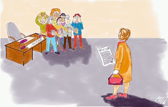 Frau Klose kehrt ins Rathaus zur&uuml;ck (Foto: Martin H&ouml;fer)