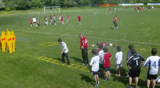 Mit Weltmeister trainniert (Foto: SVB) Mit Weltmeister trainniert (Foto: SVB)