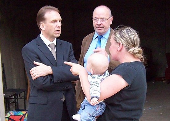 Der "Chef" in Nordhausen (Foto: J. Wiethoff) Der "Chef" in Nordhausen (Foto: J. Wiethoff)