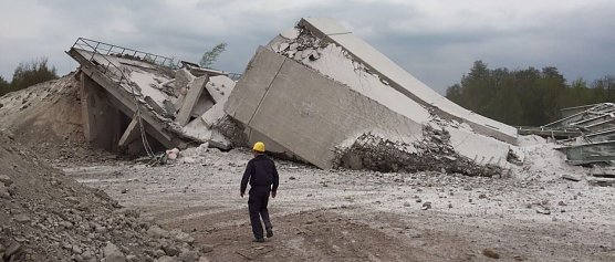 Gesprengt (Foto: privat)