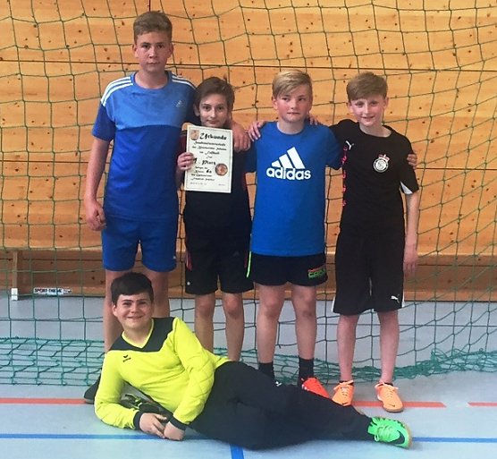 Sieger der Klasse 6a des Bleicher&ouml;der Schillergymnasiums (Foto: Johannes Eichhorn)