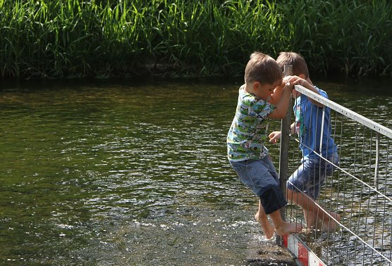 Zeit zum Anwassern an der Zorge (Foto: Angelo Glashagel)