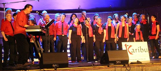 Karibu beim Auftritt in Leipzig (Foto: privat)