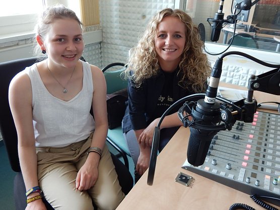 Christina Rommel im Enno-Interview mit Lucie Herrmann (Foto: Radio ENNO)