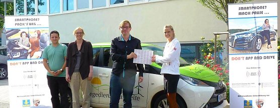 Don't App and drive - Junge Union startet Aktion zur Verkehrssicherheit (Foto: Junge Union Nordhausen)