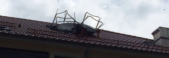 Trampolin im Dach (Foto: privat)