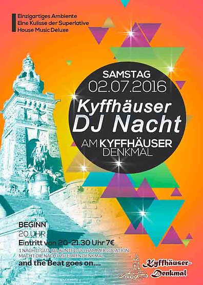 Zweite DJ-Nacht am Kyffh&auml;user-Denkmal (Foto: Stadtmarketing Bad Frankenhausen)