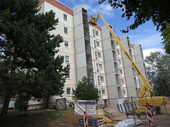 Dritter Bauabschnitt am Aueblick (Foto: nnz)