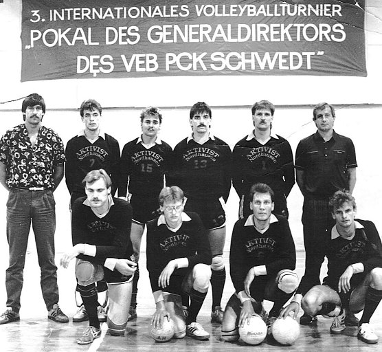 1987 - Teilnahme an einem Turnier in Schwedt (Foto: Archiv SVC/Kurth)