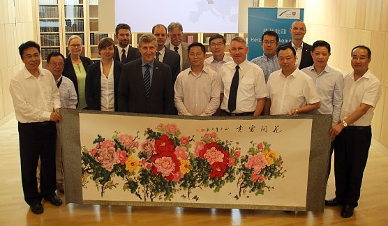 Chinesen im Rathaus (Foto: P. Grabe, Pressestelle Rathaus)