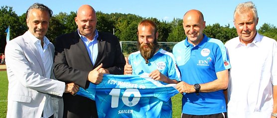 Von links: Maurizio Gaudino, Nico Kleofas, Marco Sailer, Joe Albersinger und Hans-Joachim Junker (Foto: Bernd Peter)