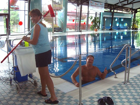 Im Badehaus wird der St&ouml;psel gezogen (Foto: Badehaus Nordhausen GmbH)