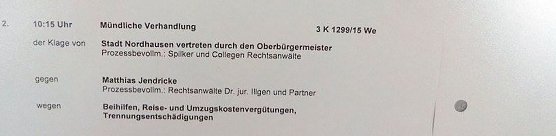 &Ouml;ffentlicher Aushang am VG Weimar (Foto: privat)