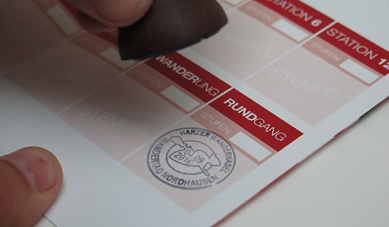 Sonderstempel der Harzer Wandernadel (Foto: nnz)