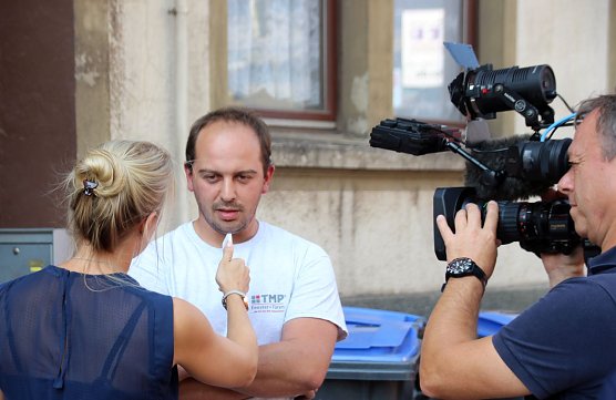 Michael Kriese im Interview (Foto: Pressestelle Stadtverwaltung)