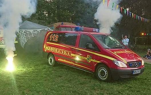 Feuerwerk zur Vorstellung (Foto: privat)