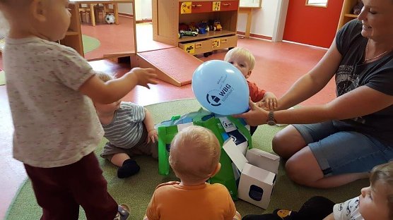 Die WBG in der KITA Brummkreisel (Foto: Wohnungsbaugenossenschaft S&uuml;dharz)