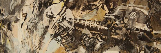 "Ghettobilder" - neue Ausstellung in der Gedenkst&auml;tte Mittelbau-Dora (Foto: Angelo Glashagel)