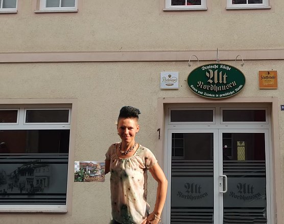 Sarina Wolf will "Alt Nordhausen" neues Leben einhauchen (Foto: Peter Blei) Sarina Wolf will "Alt Nordhausen" neues Leben einhauchen (Foto: Peter Blei)