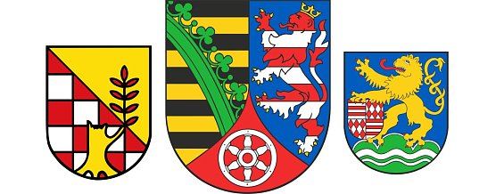 Wappen von Nordhausen, Sömmerda und dem Kyffhäuserkreis (Foto: Wikipedia) Wappen von Nordhausen, Sömmerda und dem Kyffhäuserkreis (Foto: Wikipedia)