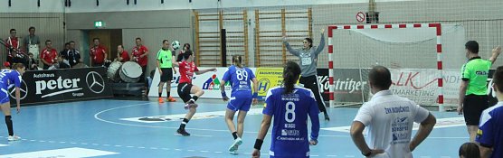 Thüringer HC im Champions League Spiel gegen Buducnost Podgorica (Foto: Angelo Glashagel) Thüringer HC im Champions League Spiel gegen Buducnost Podgorica (Foto: Angelo Glashagel)