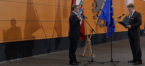 Bodo Ramelow wird als MP vereidigt (Foto: Th&uuml;ringer Staatskanzlei)