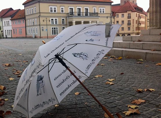 Musikalisch beschirmt (Foto: Stadtmarketing Sondershausen)