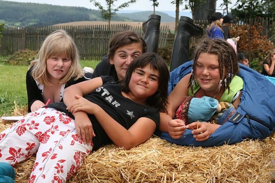 Spa&szlig; im Camp (Foto: M. Krieger)