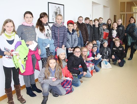 Schulklasse des Schiller-Gymnasiums (Foto: J. Weller)